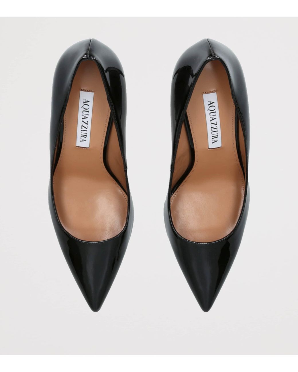Aquazzura Patent Leather Purist Pumps 85 in Black Lyst UK