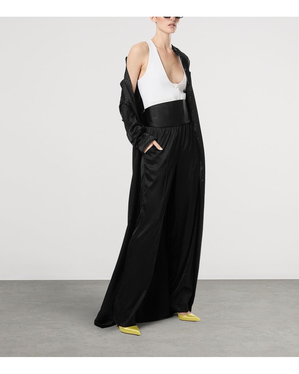 Tom Ford White Virgin Wool Tuxedo Waistcoat