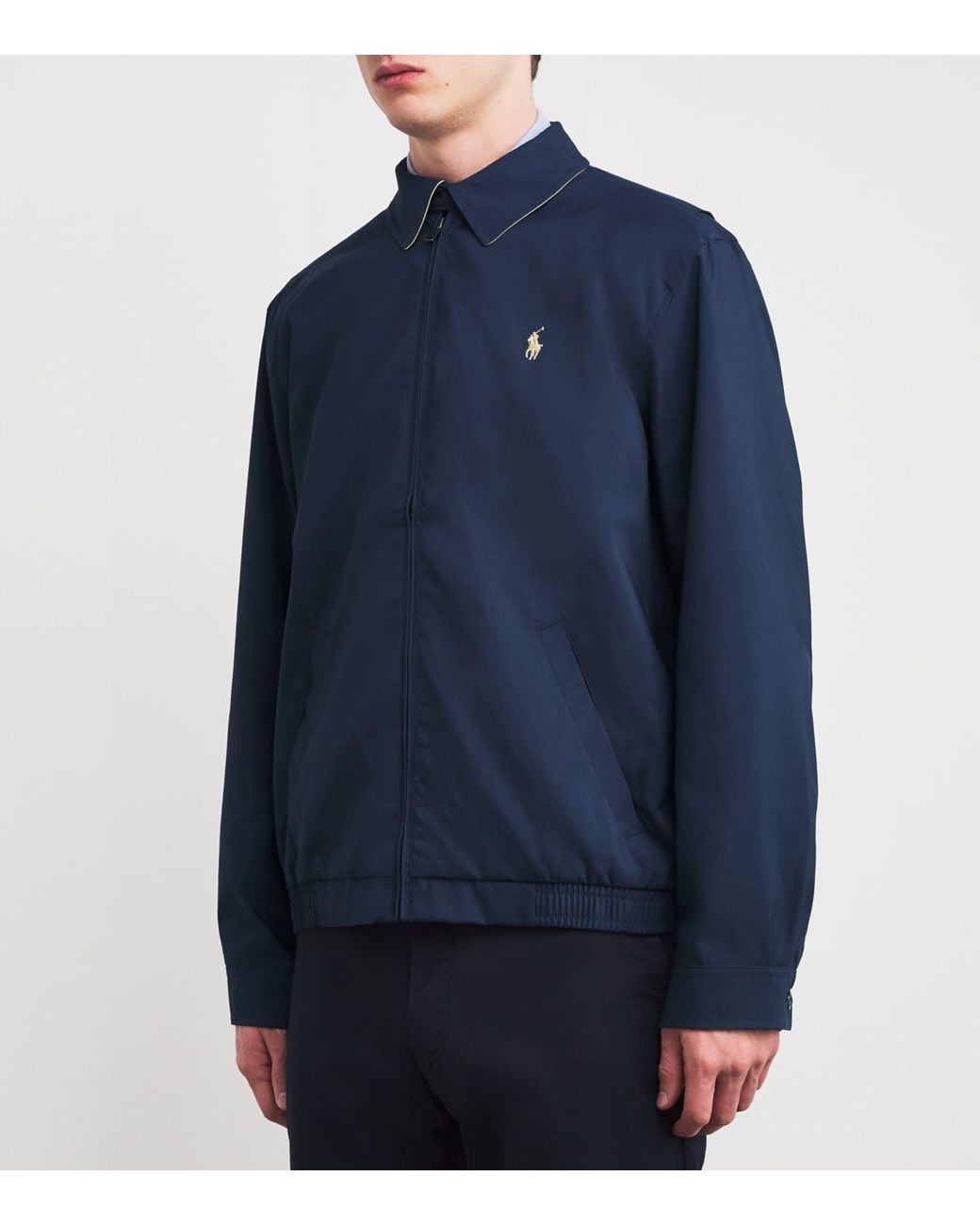 Polo Ralph Lauren Blue Harrington Jacket for men