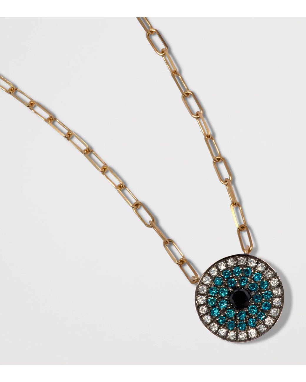 Annoushka Metallic And Diamond Mythology Evil Eye Necklace