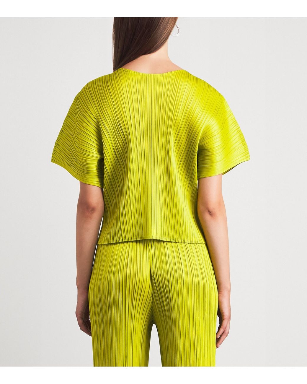 Pleats Please Issey Miyake Yellow Monthly Colors June Top