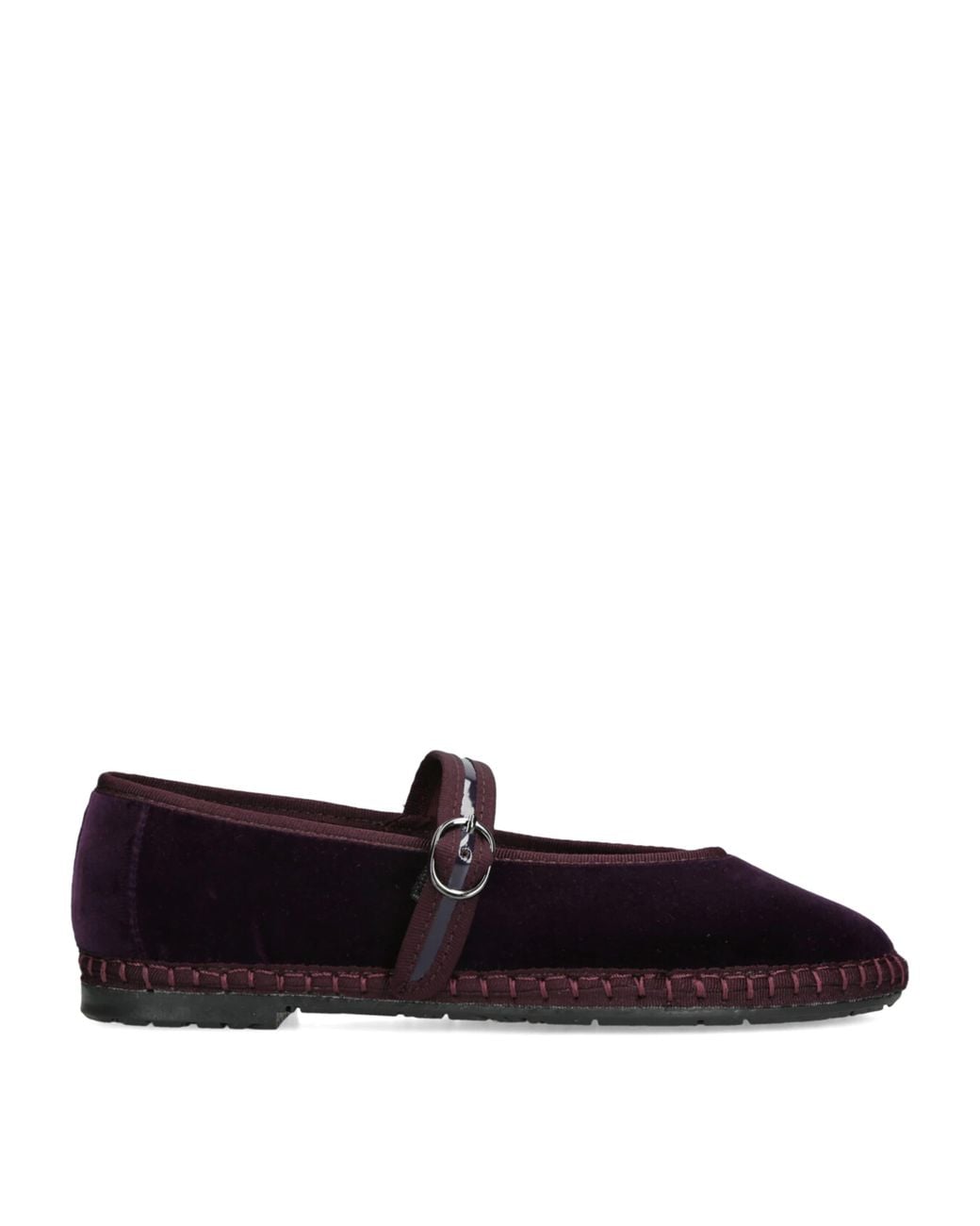 Flabelus Black Velvet Pierre Mary Janes