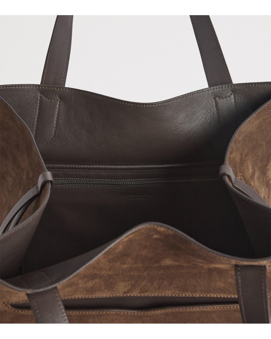 J.W. Anderson Brown Suede Loafer Cabas Tote Bag for men