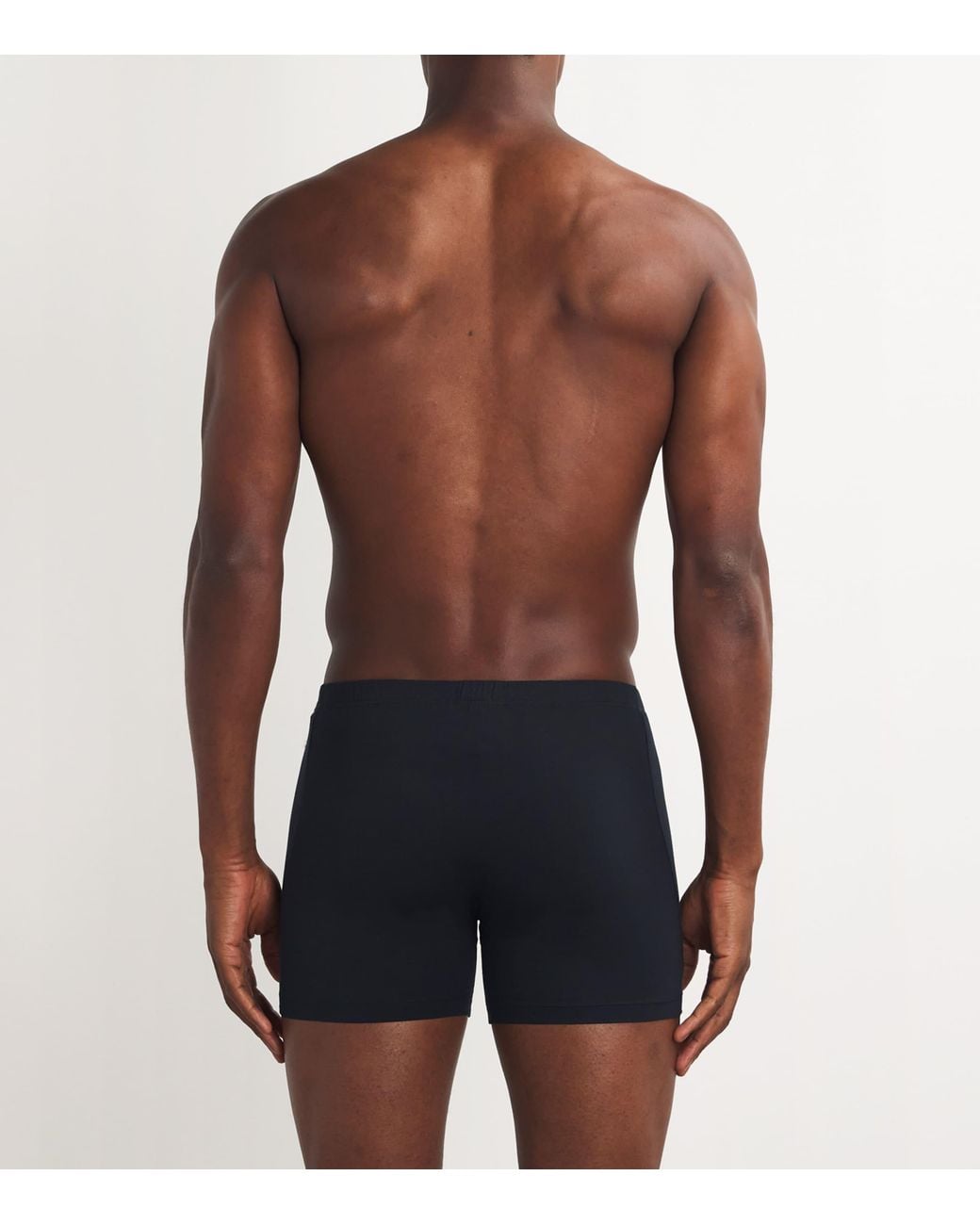 Hanro Blue Cotton Sensation Butterfly Trunk for men