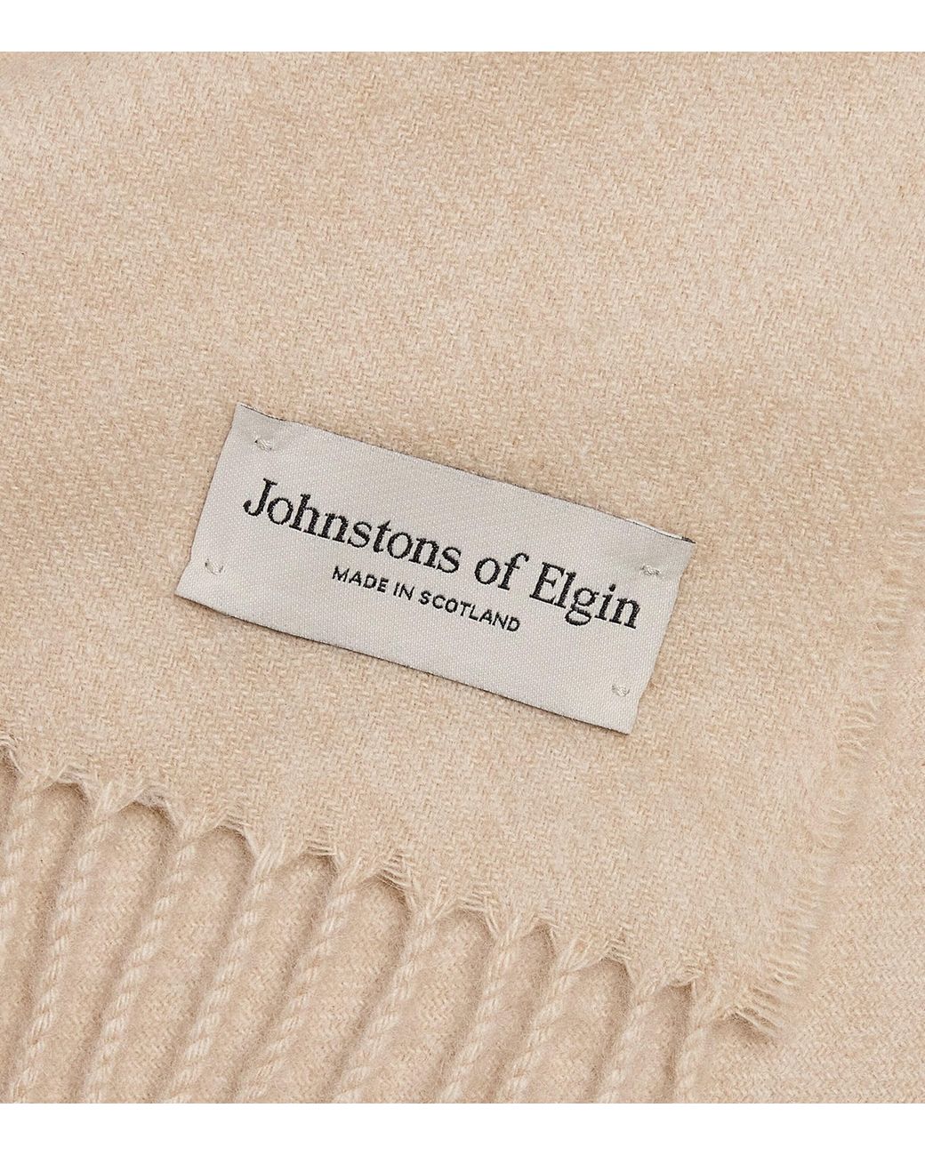 Johnstons Natural Cashmere Wide Scarf