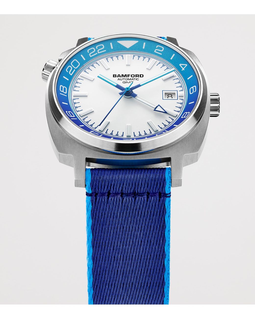 BAMFORD LONDON Blue Stainless Steel Gmt Summer +2 Watch