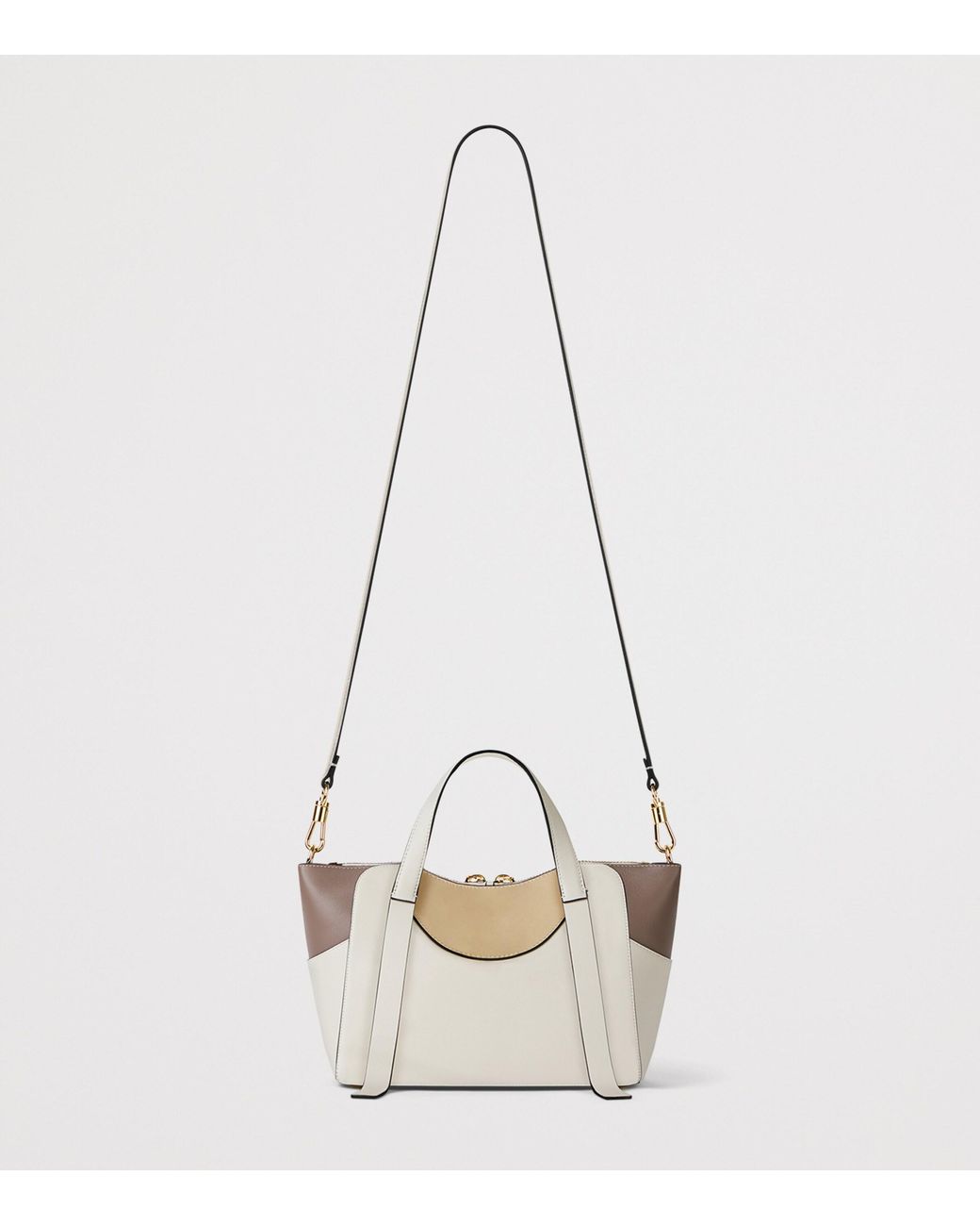 Givenchy Natural Small Leather Snatch Top-Handle Bag