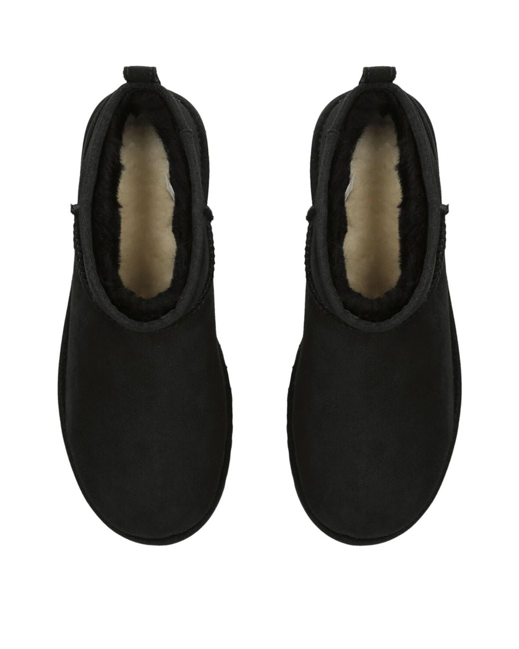 Ugg Black Suede Classic Ultra Mini Boots for men