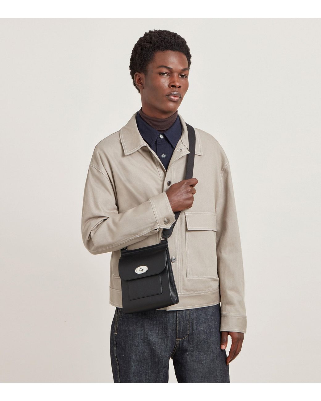 Mulberry Black Small Anthony Shoulder Bag for men