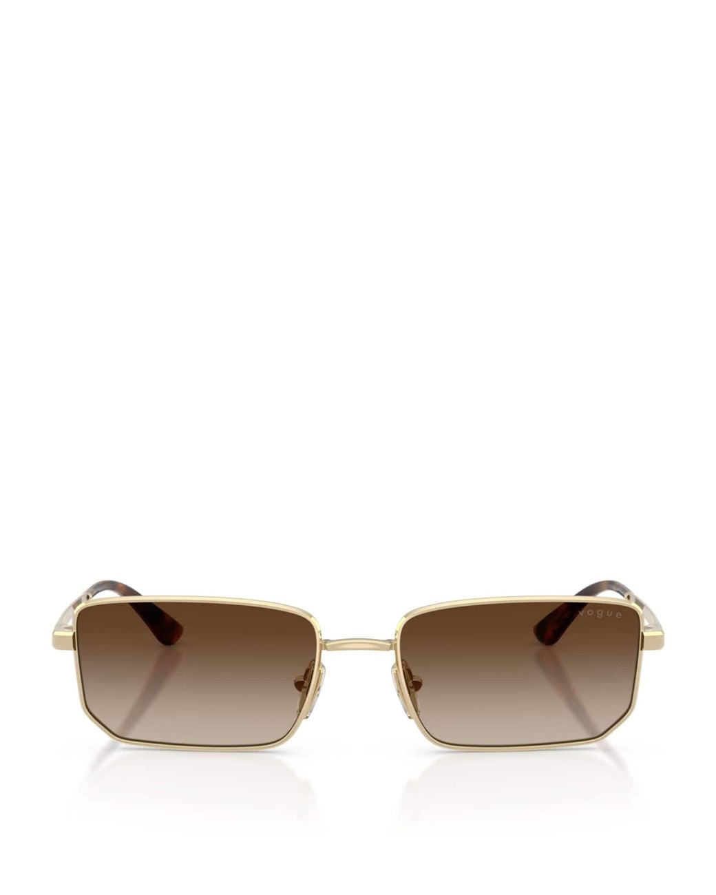 Vogue Metallic Metal Rectangular Sunglasses