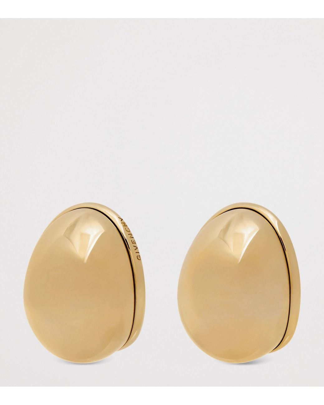 Givenchy Natural Sculpted Cabochon Stud Earrings