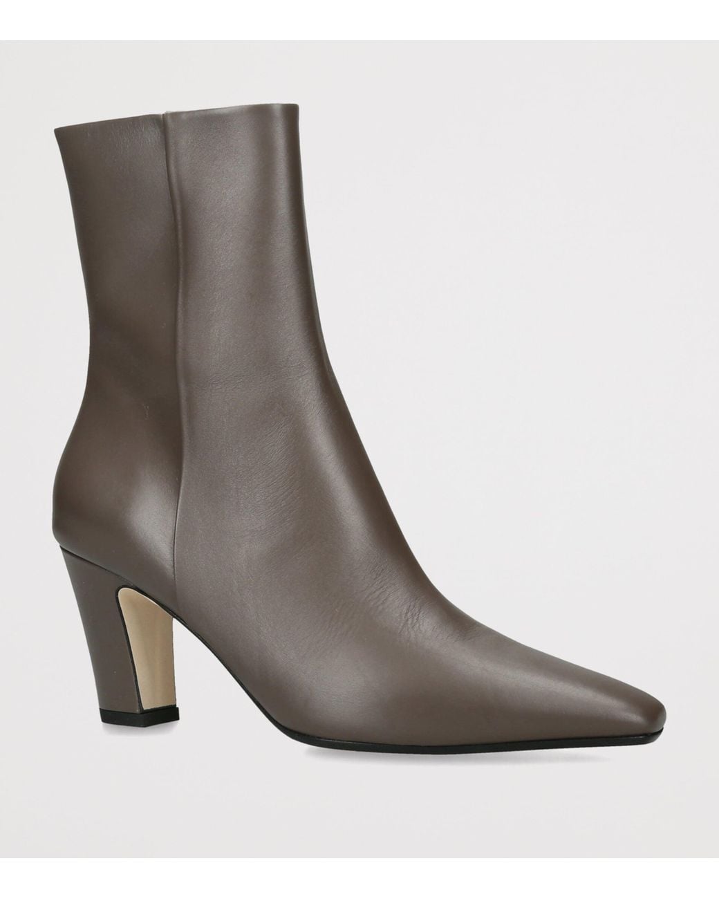Aeyde Brown Leather Maris Ankle Boots 75