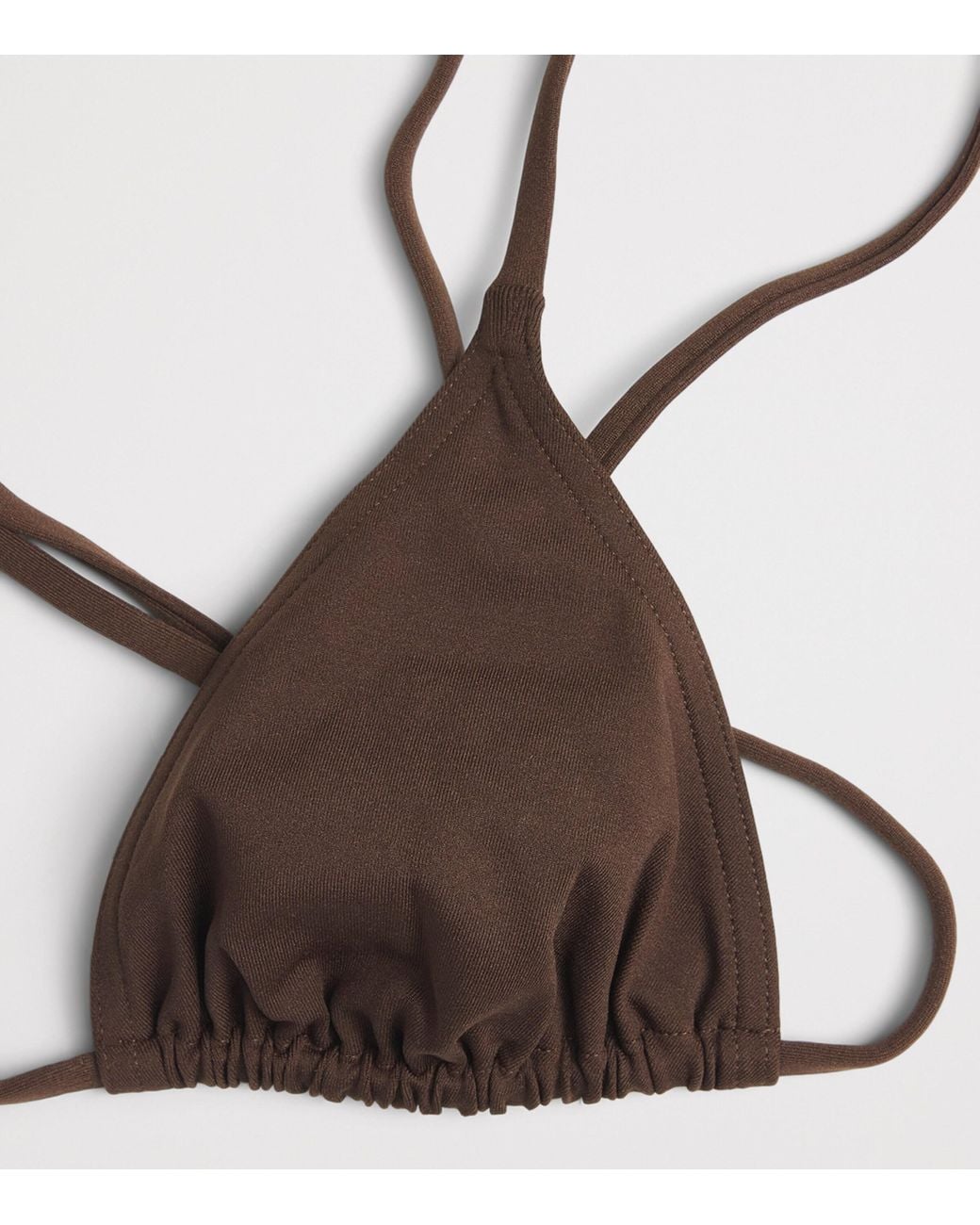 Eres Brown Mouna Triangle Bikini Top