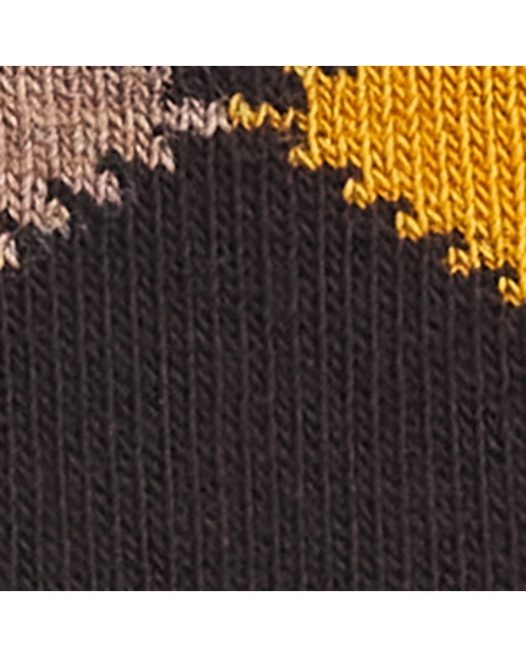 Doré Doré Black Argyle Socks for men