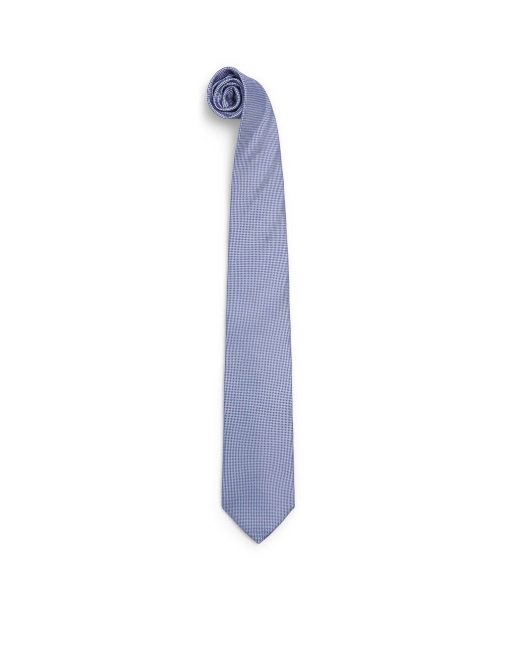 Corneliani Blue Silk Patterned Tie for men