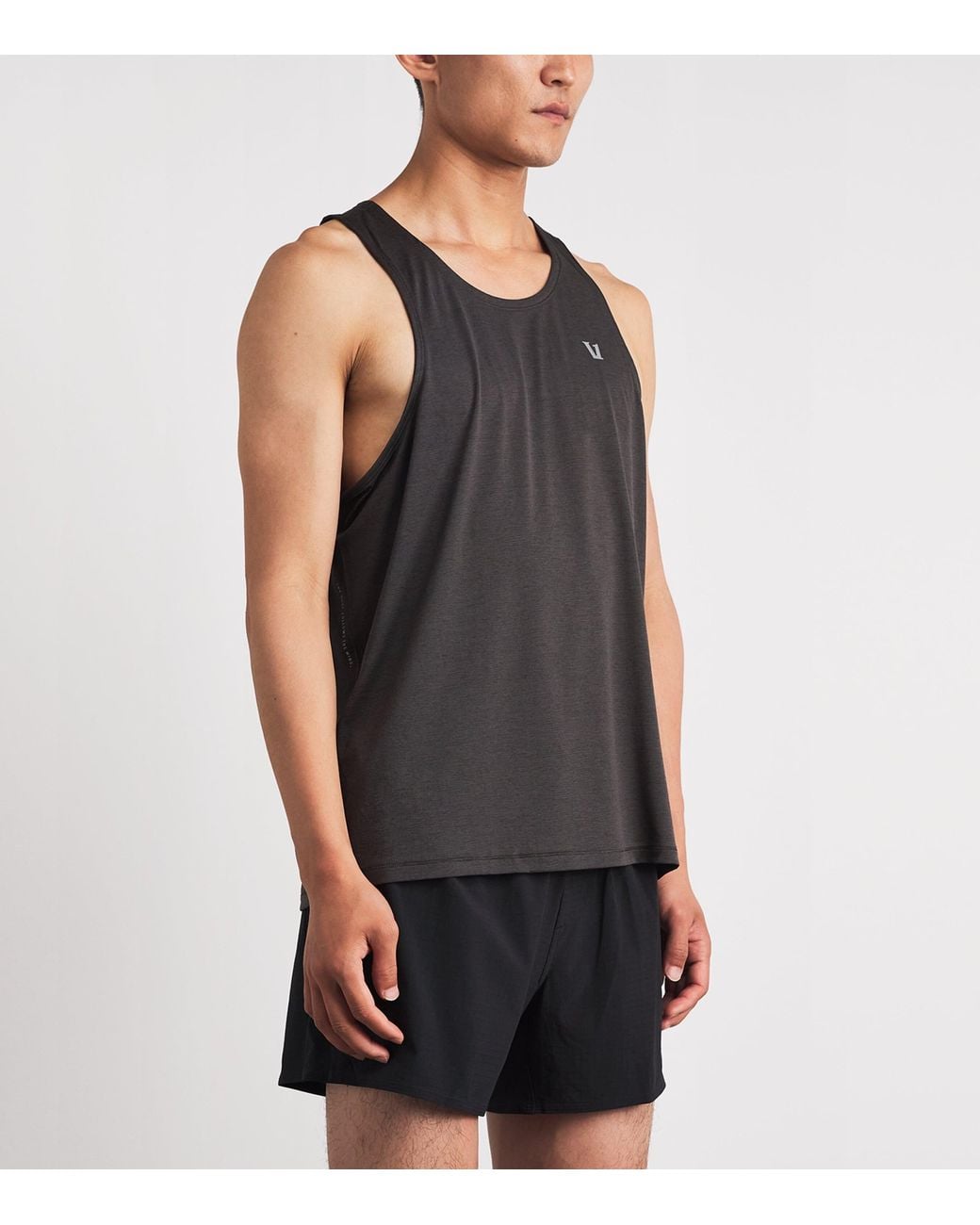 vuori Gray Terrain Tank Top for men