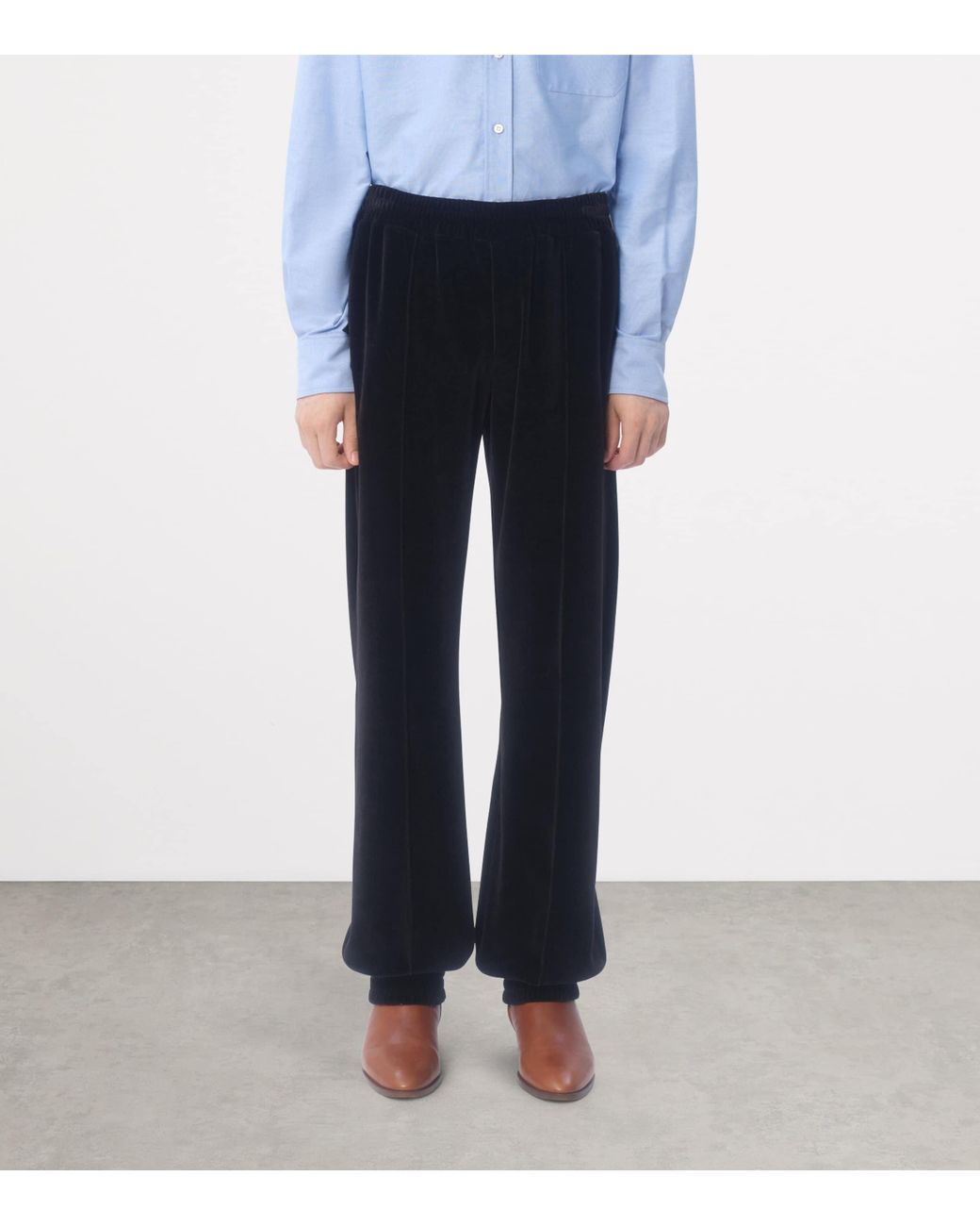 Valentino Black Cotton-Blend Chez Sweatpants for men