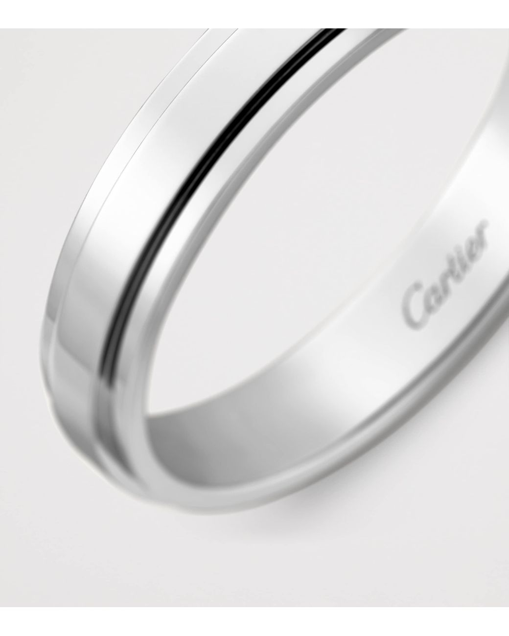 Cartier Metallic Platinum D'Amour Wedding Band