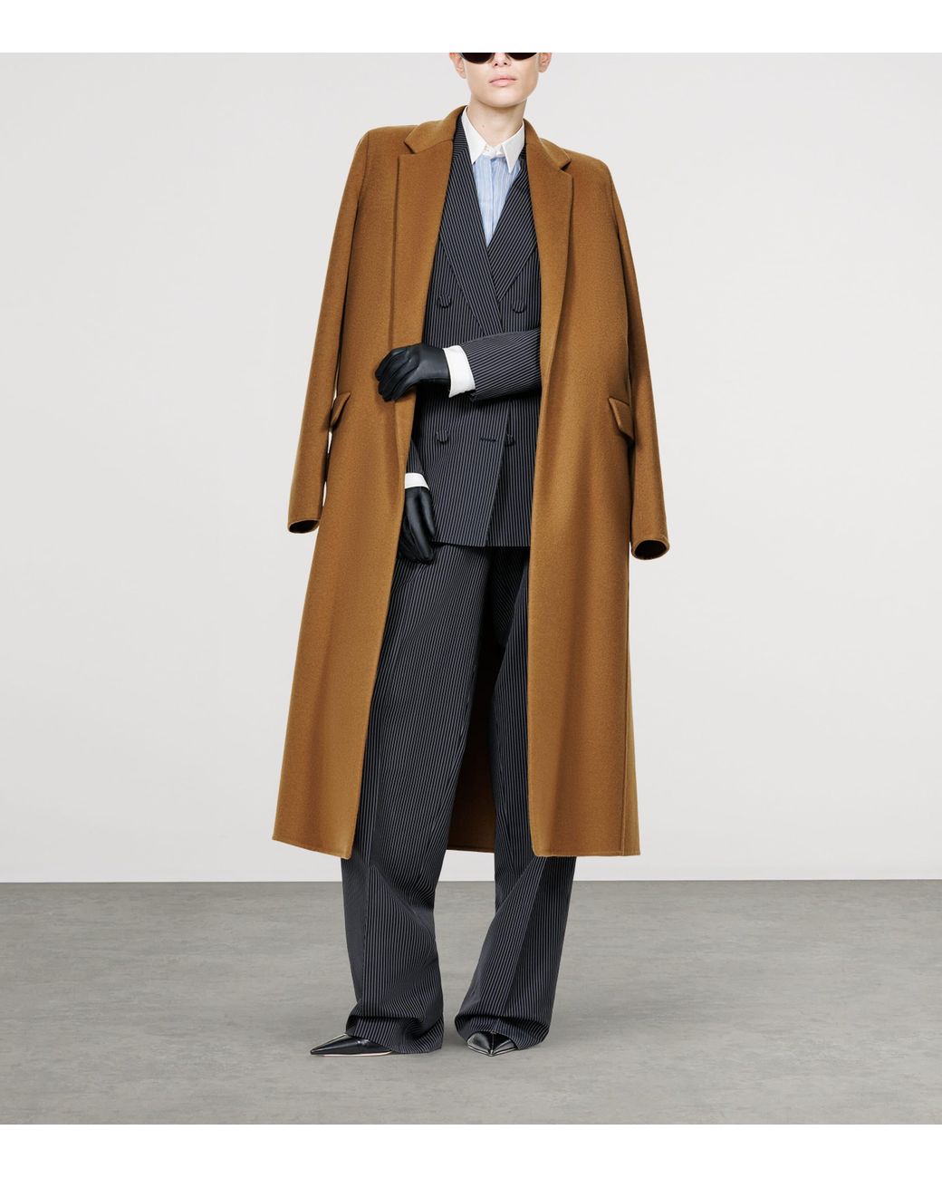 Tom Ford Brown Cashmere Wrap Coat