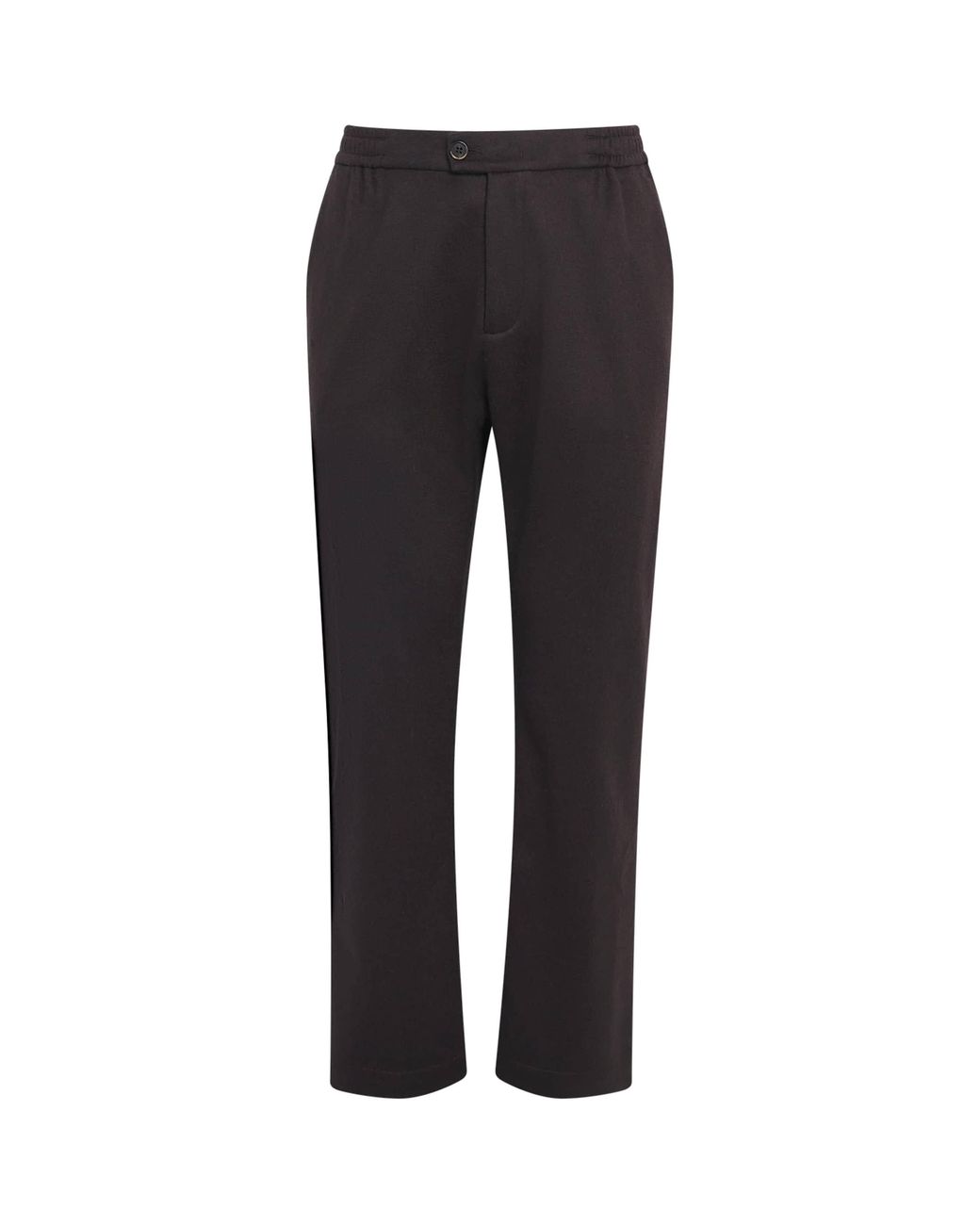 Barena Black Cashmere Straight Trousers for men