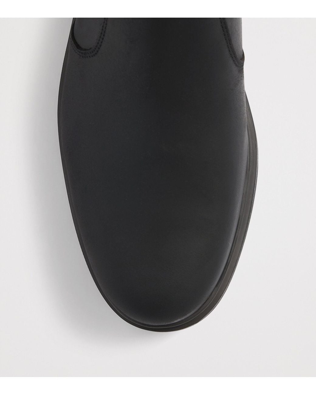 Barbour Black Leather Hale Chelsea Boots for men