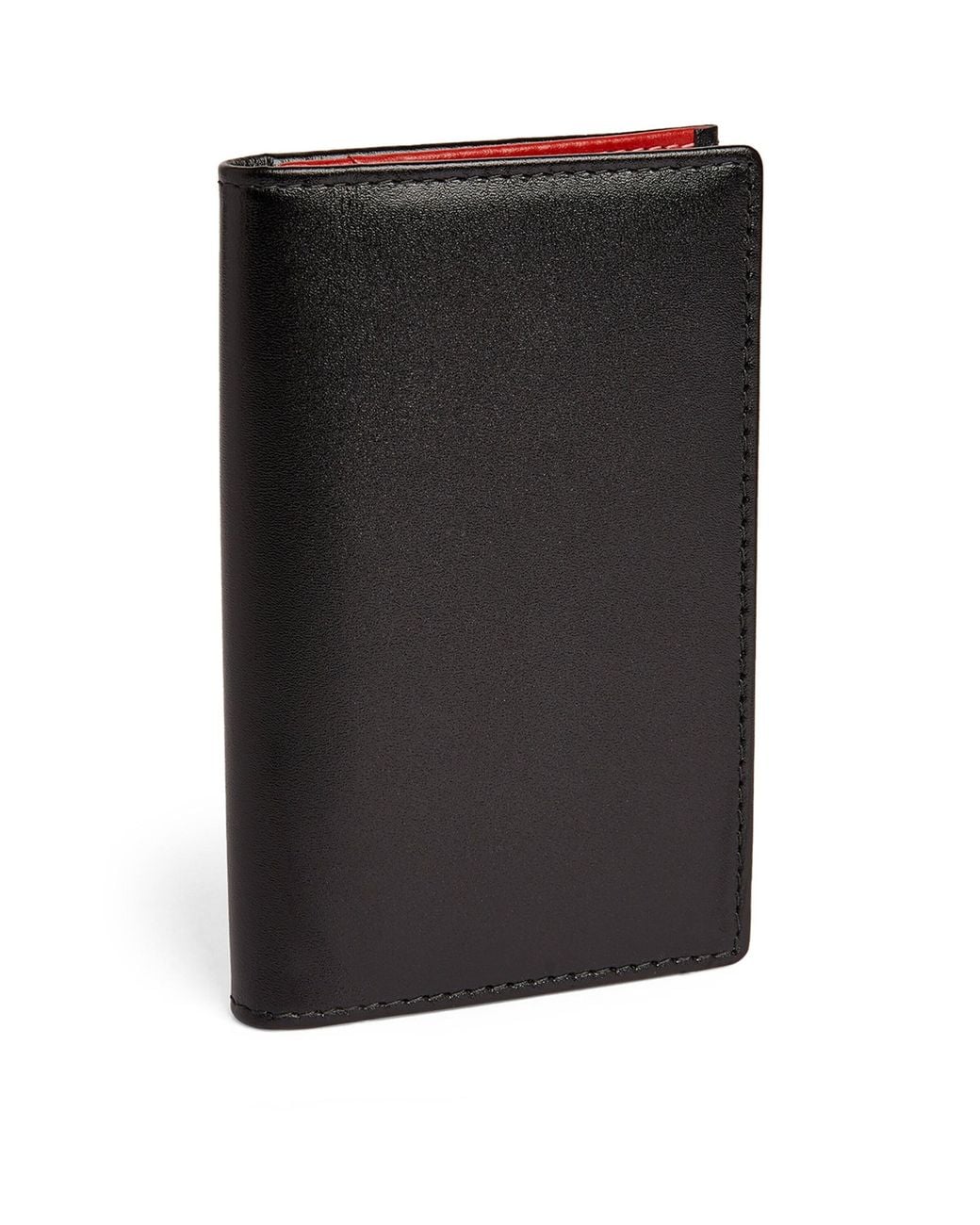 Ettinger Black Leather Sterling Visiting Card Holder