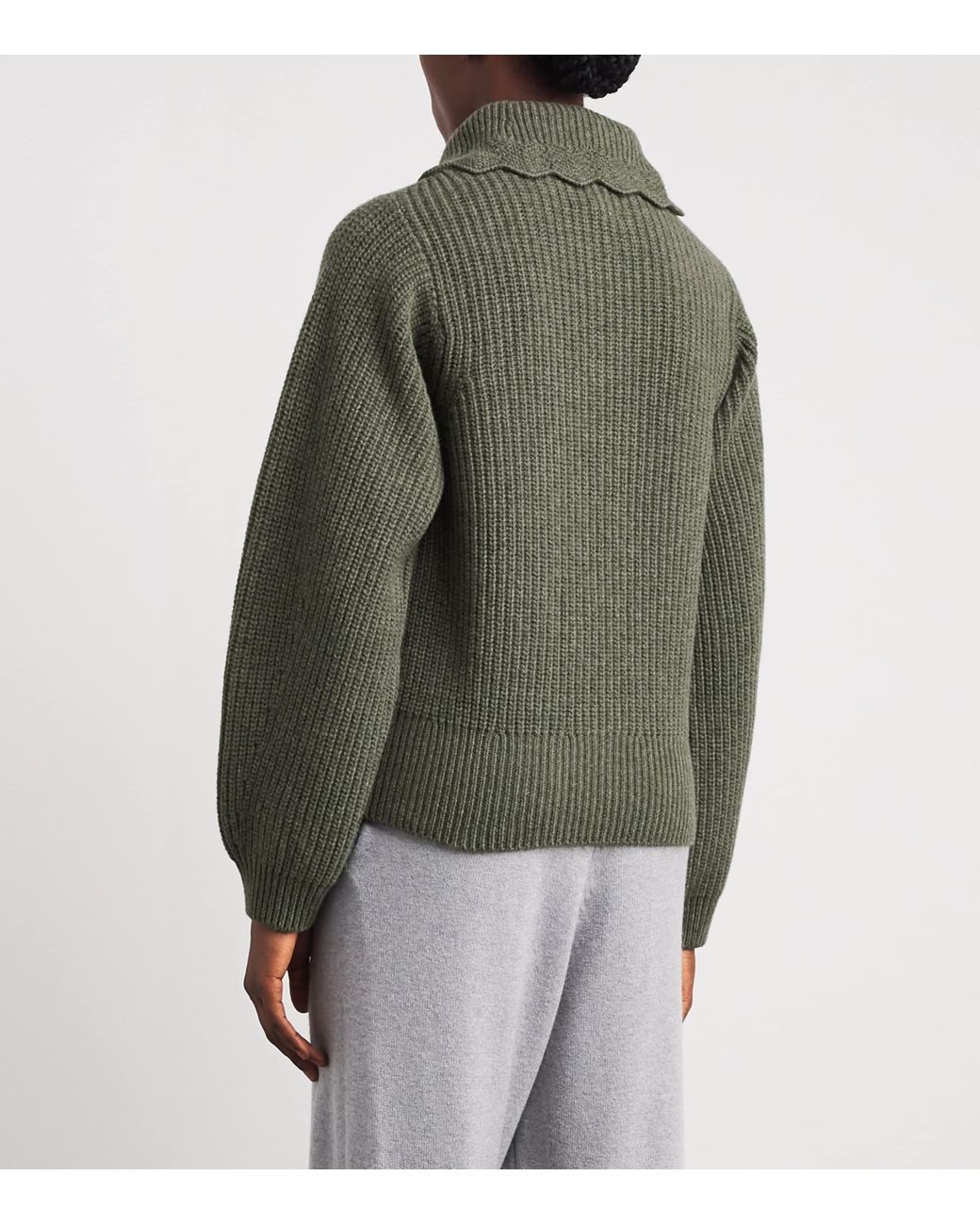 Molli Green Virgin Wool Sweater