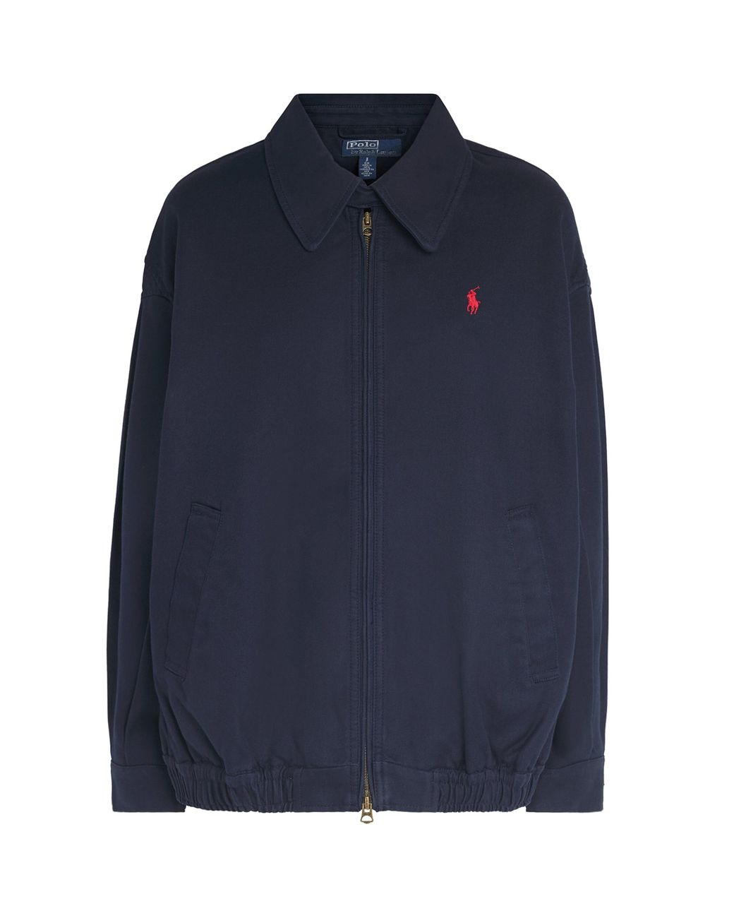 Polo Ralph Lauren Blue Cotton Oversized Windbreaker Jacket