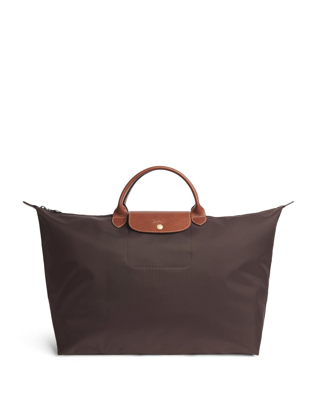 Longchamp Brown Large Le Pliage Original Travel Bag