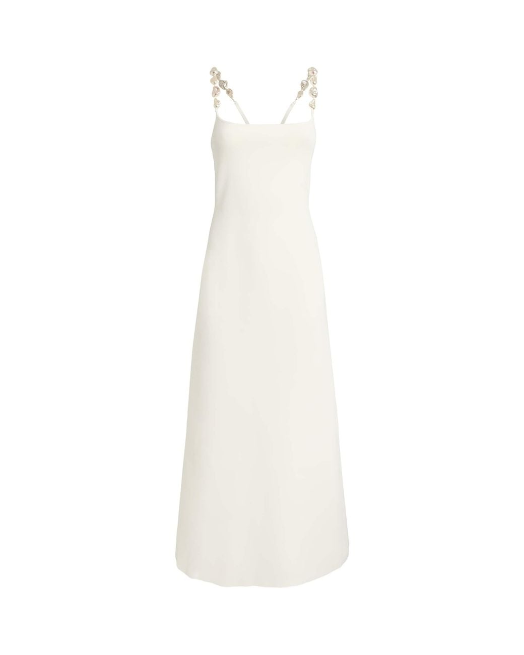 Cult Gaia White Knitted Finley Maxi Dress