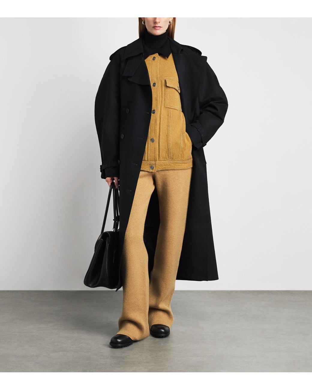 Barrie Metallic Cashmere-Cotton Oversized Jacket
