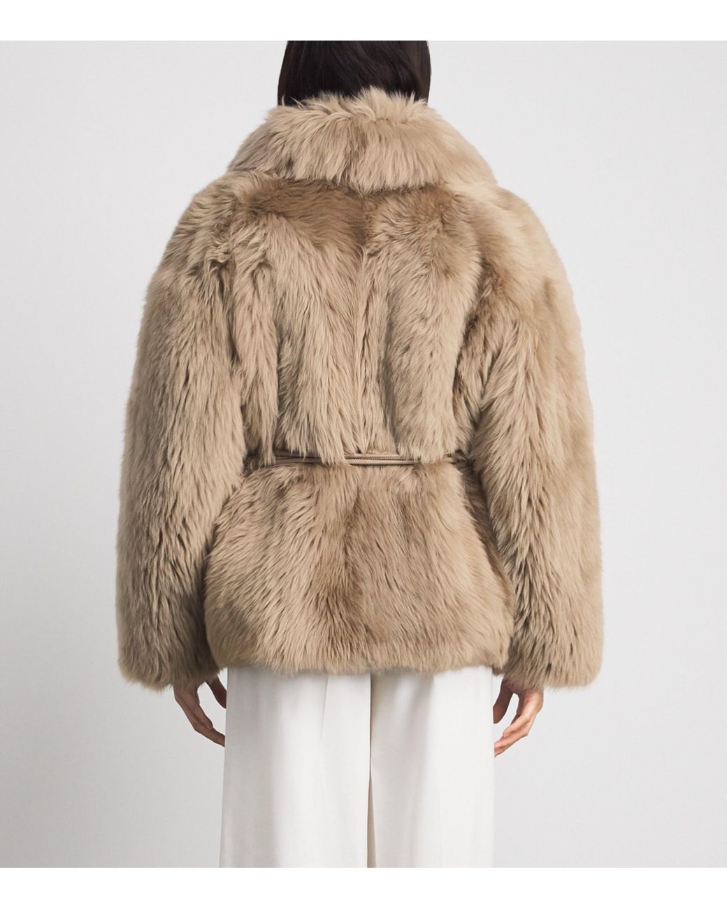Mackage Natural Shearling Ali Coat
