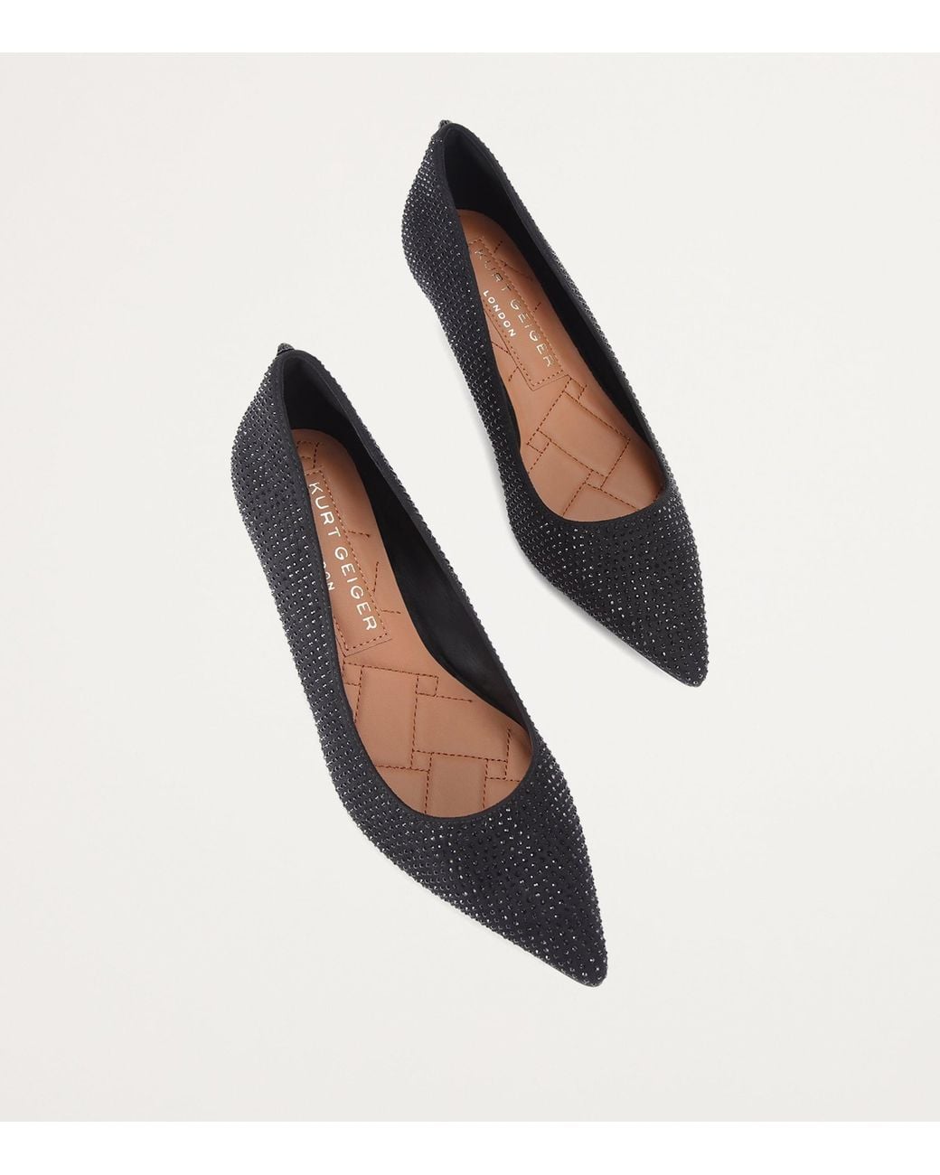 Kurt Geiger Blue Kensington Flexi Pumps