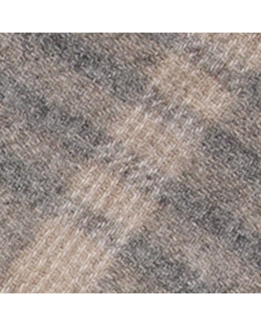 Johnstons Gray Cashmere Tartan Scarf for men