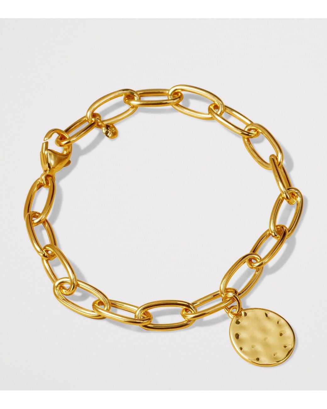 Monica Vinader Metallic Vermeil Havana Open-Link Chain Bracelet