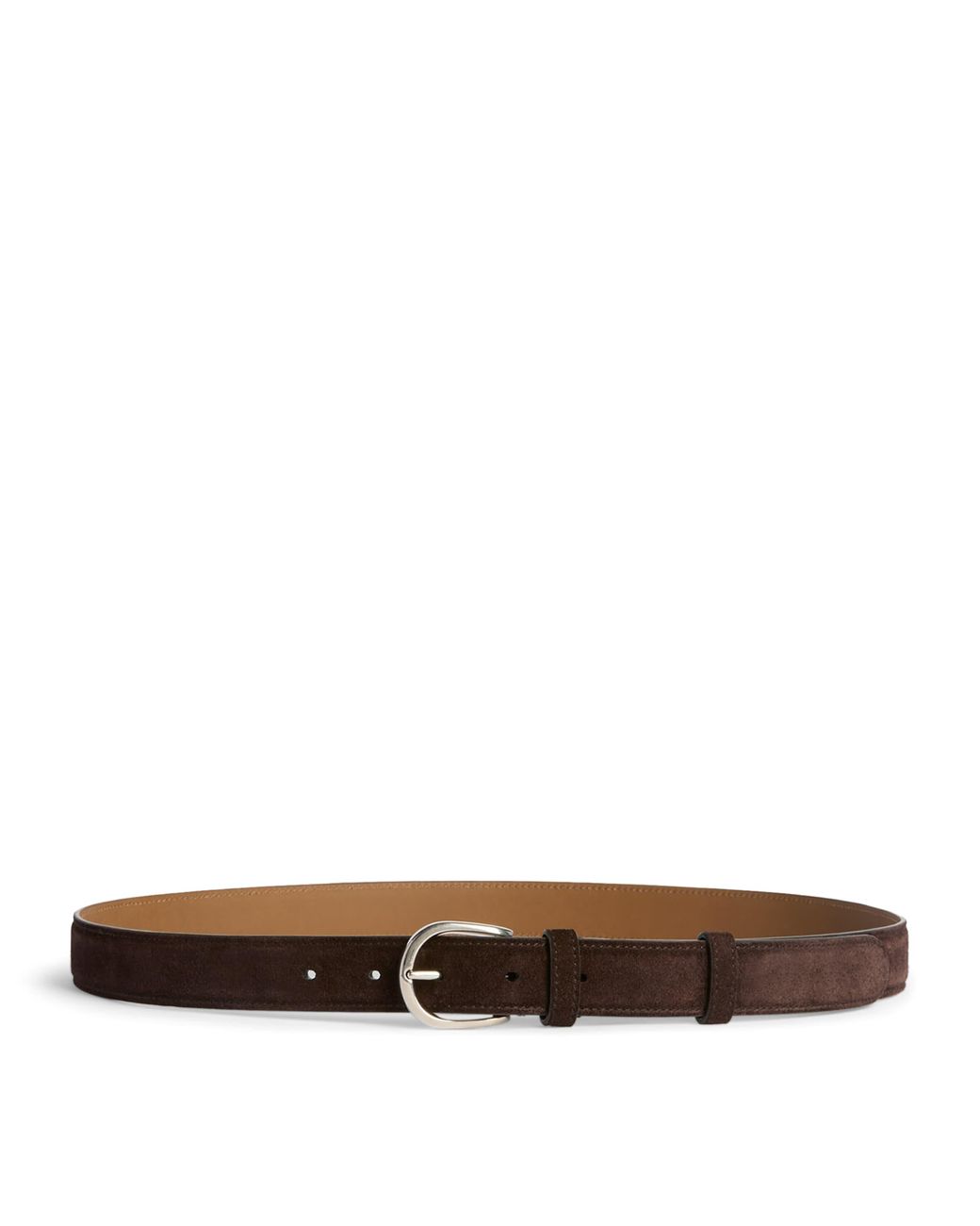 Dunhill Brown Suede Belt for men