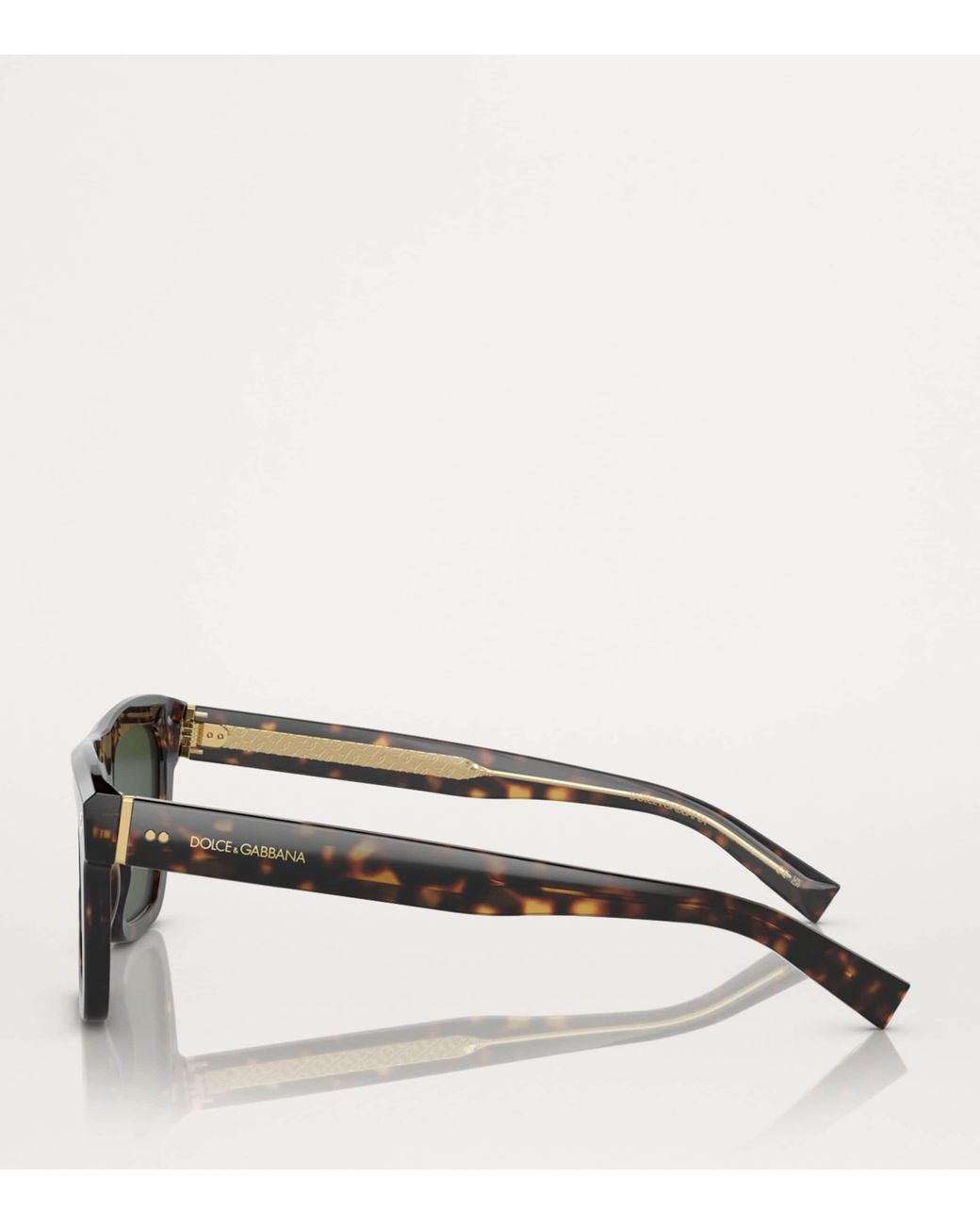 Dolce & Gabbana Green Acetate Square Domenico Sunglasses for men