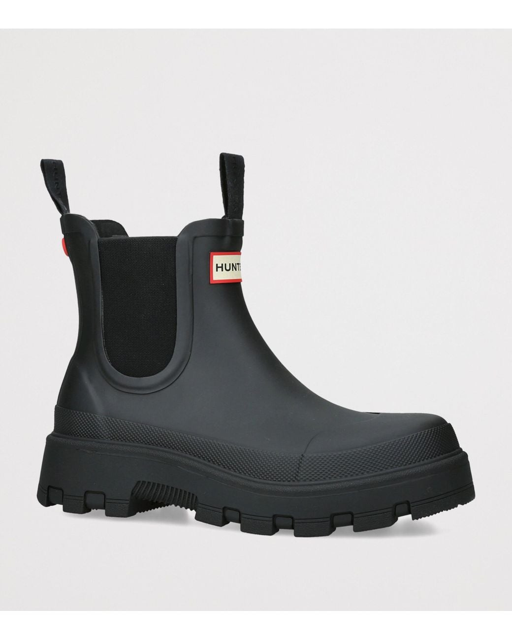 Hunter Black Elements Elasticated Chelsea Boots
