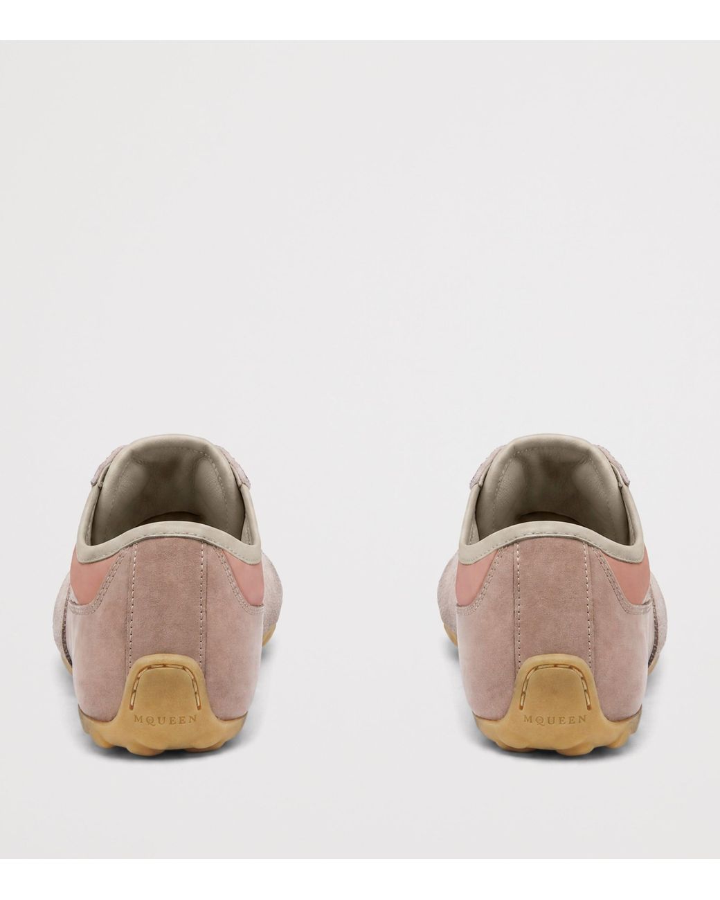 McQueen Pink Suede Boxe Sneakers