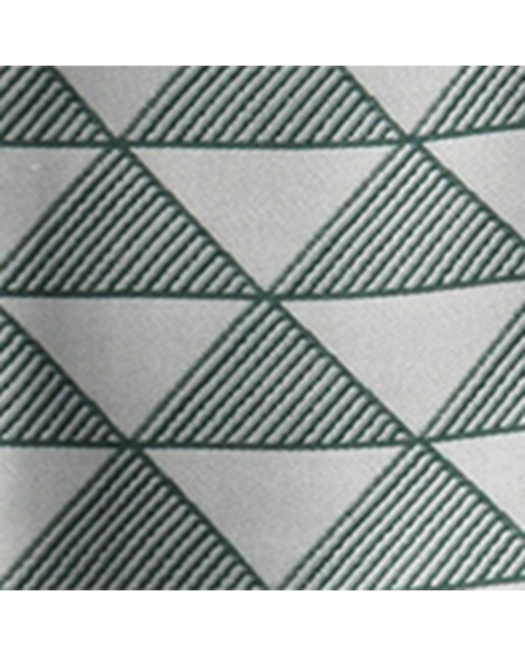 Prada Green Silk Triangle Skinny Scarf