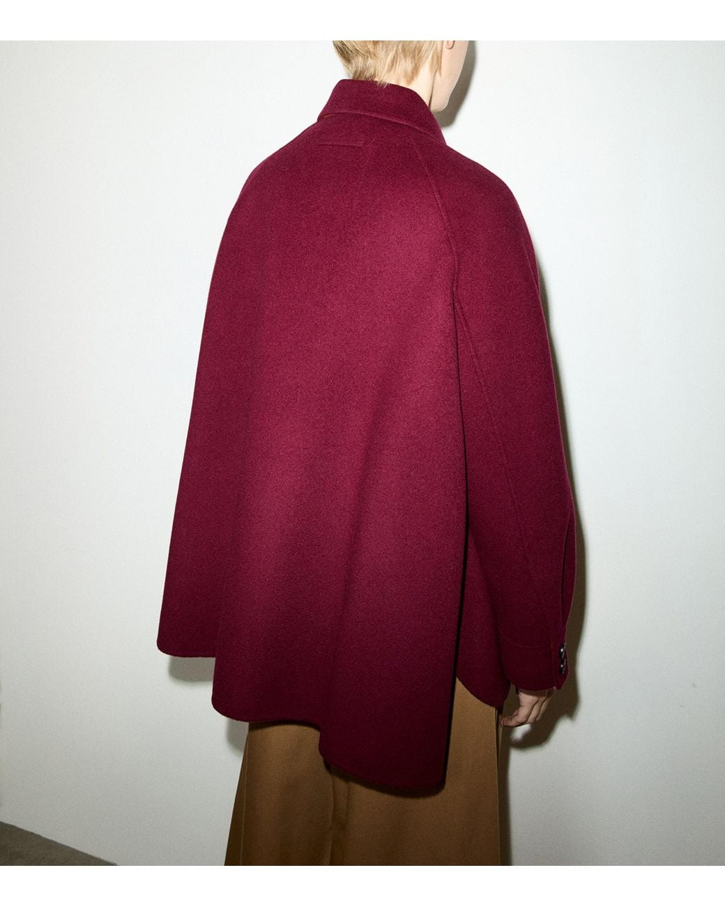 MAX&Co. Red Wool A-Line Coat
