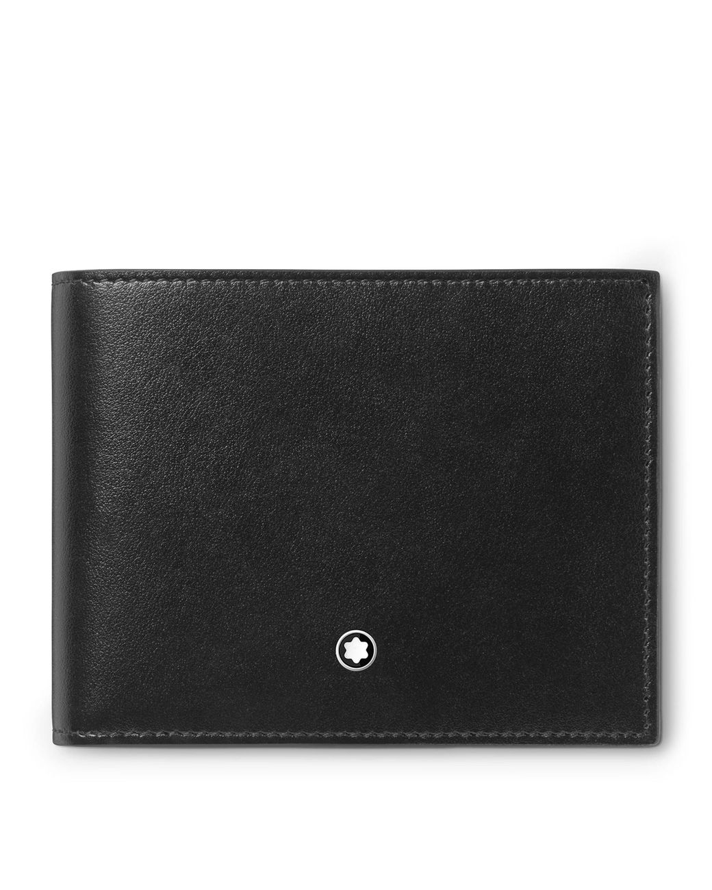 Montblanc Black Leather Meisterstück 12Cc Wallet for men