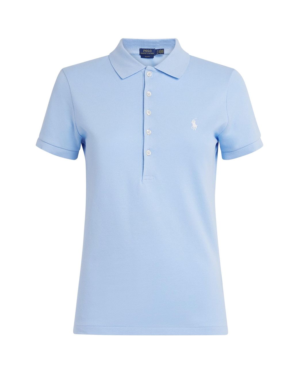 Polo Ralph Lauren Blue Cotton Slim Polo Shirt