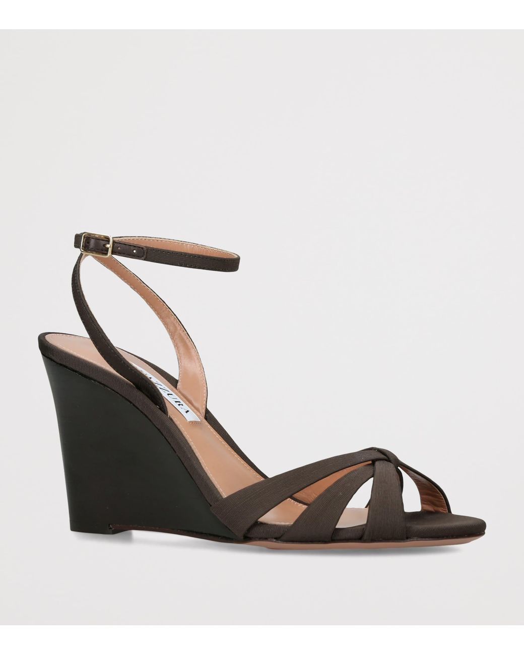 Aquazzura Black Tati Slingback Sandals 85