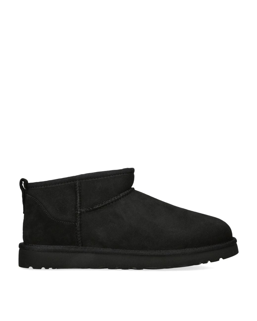 Ugg Black Suede Classic Ultra Mini Boots for men