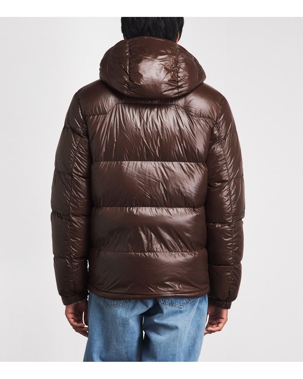 Polo Ralph Lauren Brown Glossed Gorham Puffer Jacket for men