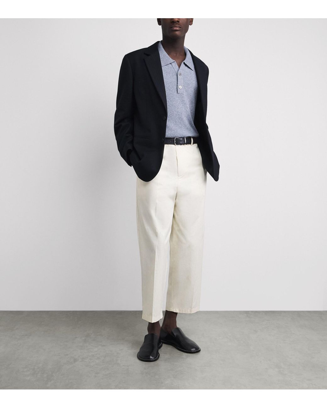 Jacob Cohen Blue Crocodile Leather Belt for men