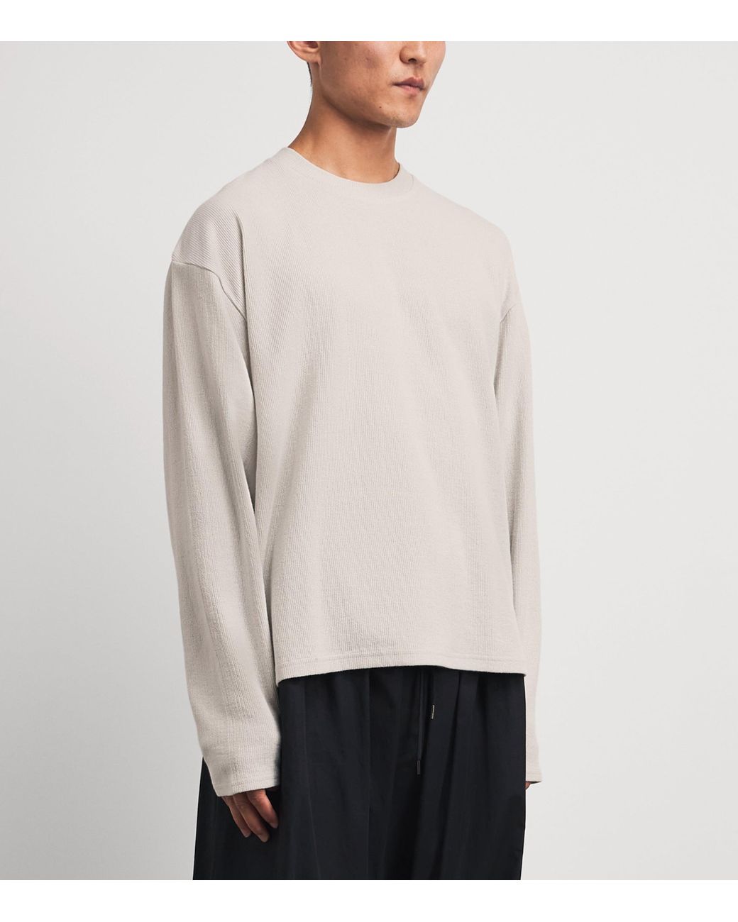 Won Hundred White Cotton Steven Long-Sleeve T-Shirt for men