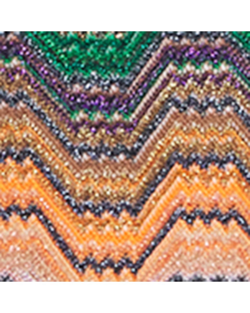 Missoni Multicolor Metallic Zigzag Triangle Bikini