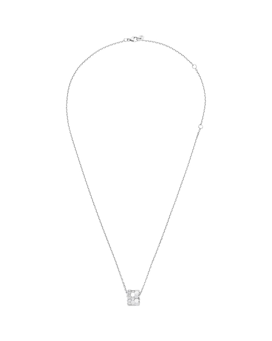 Chaumet White Medium And Diamond Bee De Necklace